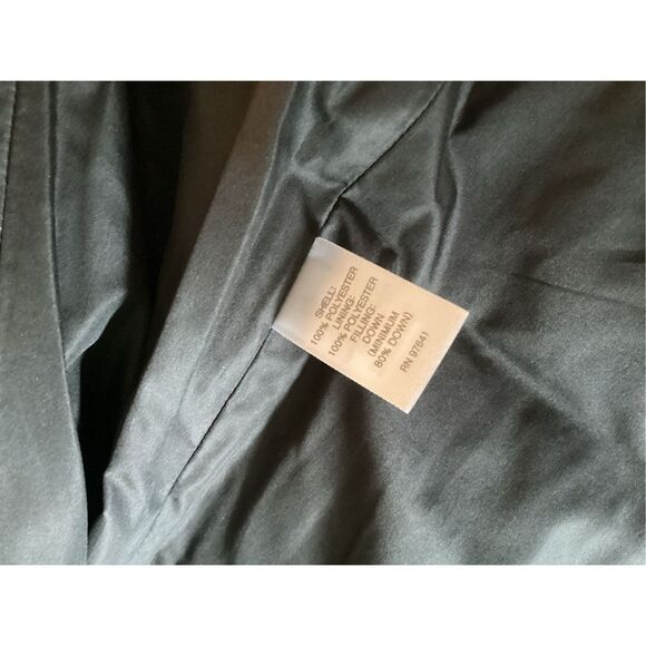 J. Jill Down Filled Puffer Vest Sz L Snap Closure Gingham Plaid - Picture 7 of 8